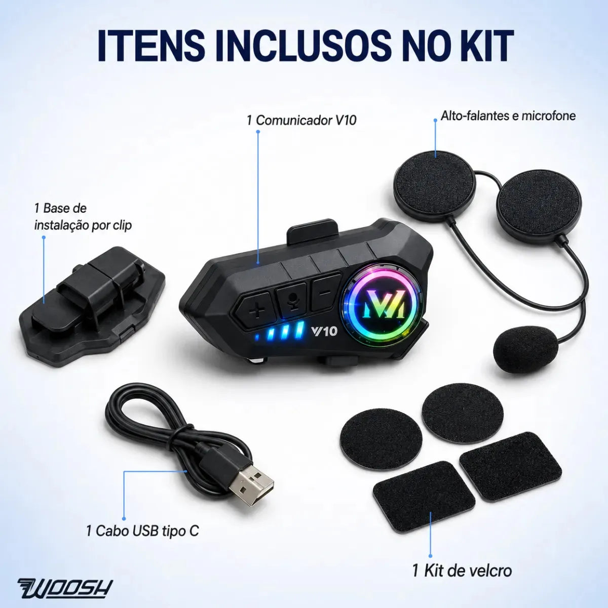 Fone De Ouvido Para Capacete
