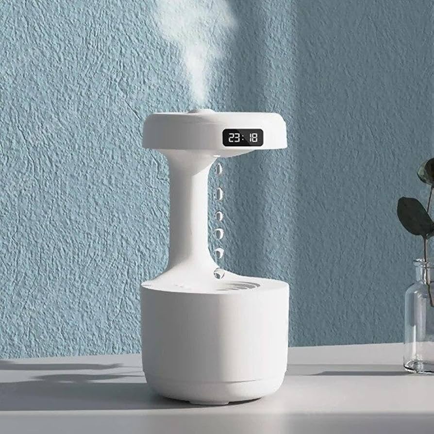 Umidificador De Ar Gotículas De Água Anti-gravidade Relógio Cor Branco 110v/220v