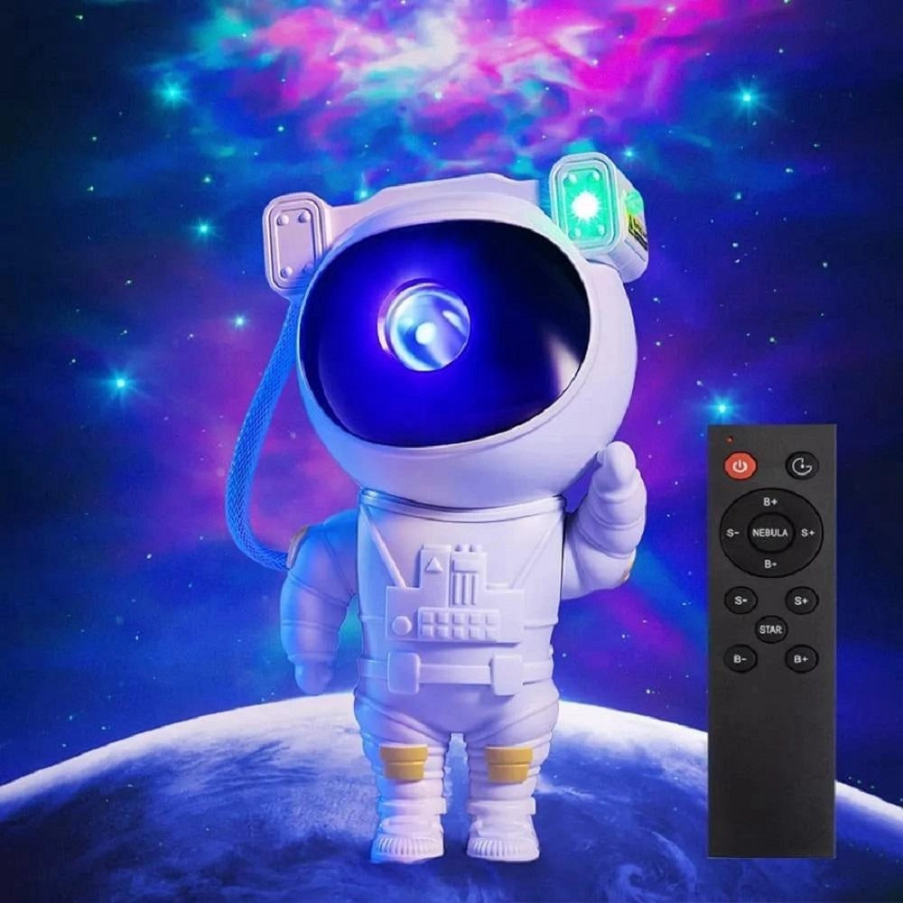 Projetor Galáxia Astronauta com Controle Remoto