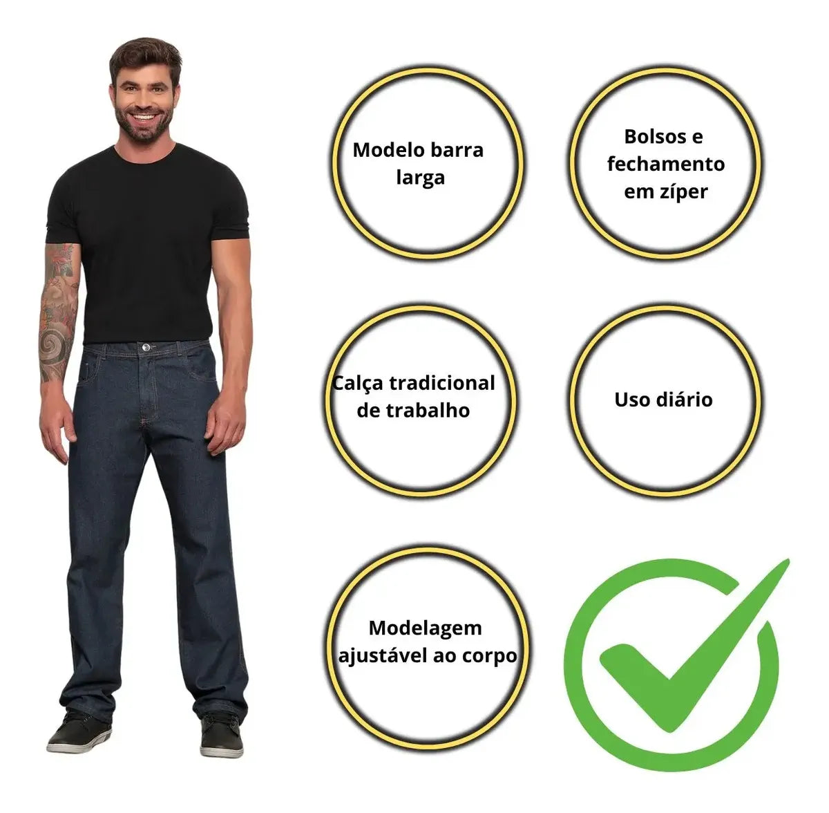 Calça Jeans Masculina