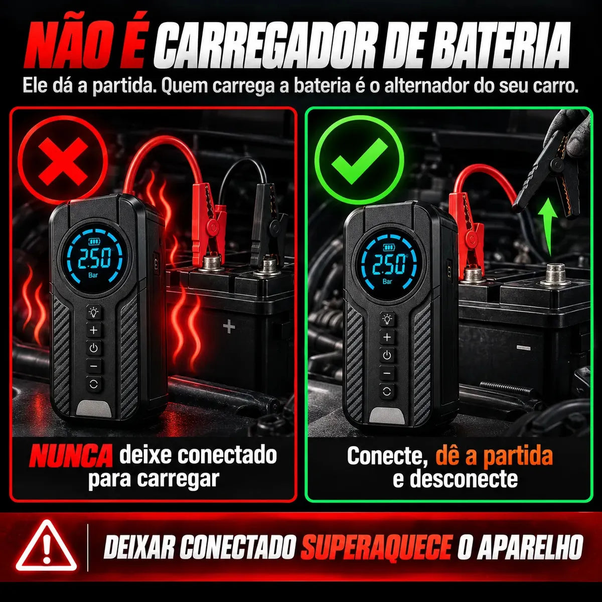 Auxiliar De Partida Bateria Carro