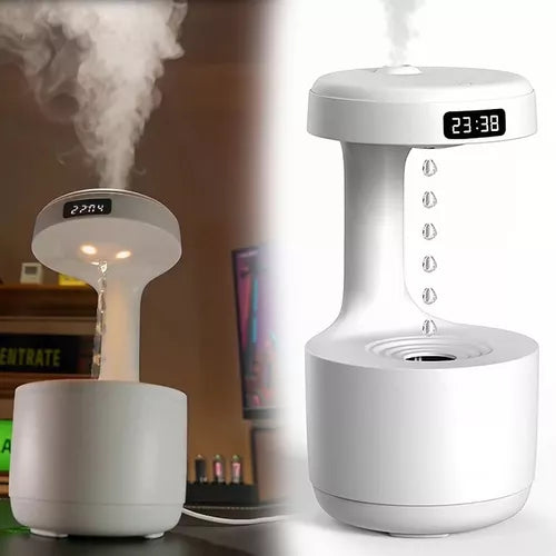 Umidificador De Ar Gotículas De Água Anti-gravidade Relógio Cor Branco 110v/220v