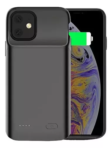 Capa Carregadora Para iPhone 11 / 5000mah Tela 6.1 + Nf-e Cor Preto