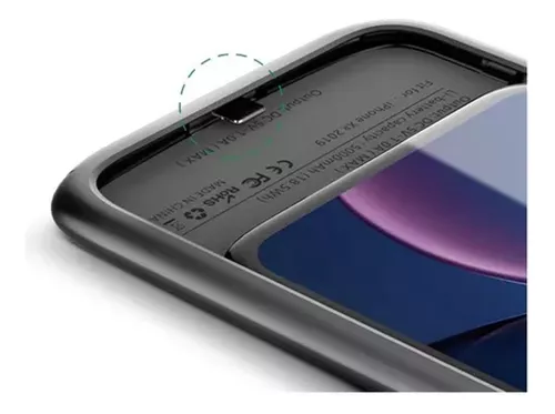 Capa Carregadora Para iPhone 11 / 5000mah Tela 6.1 + Nf-e Cor Preto